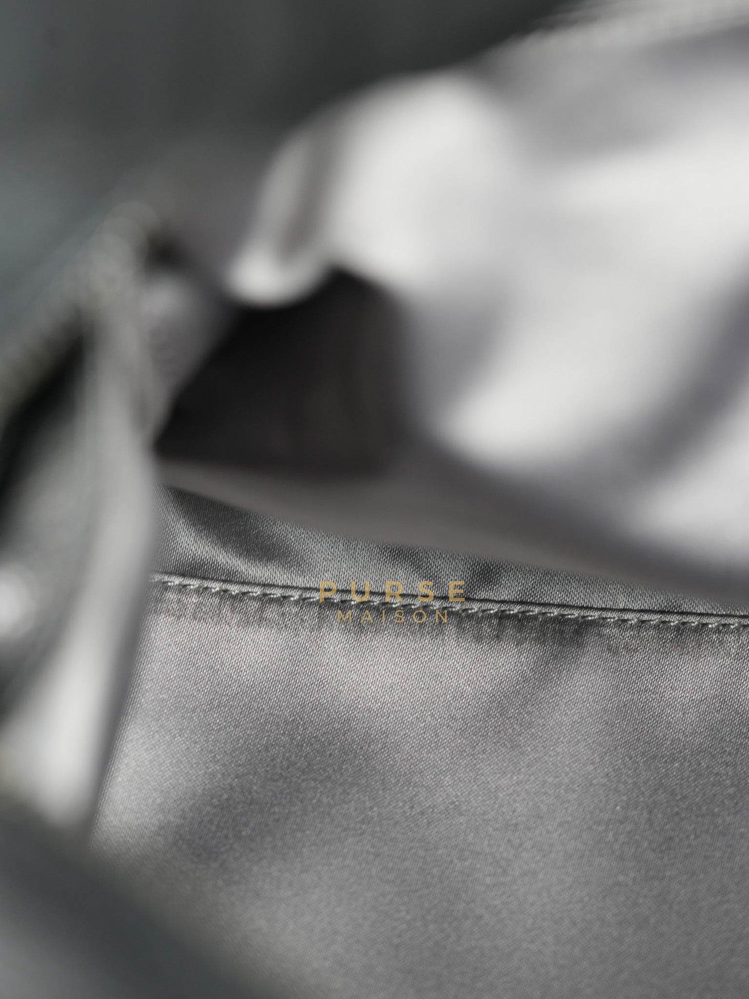 Glazed Bowling Bag Large in Black Caviar Leather and Ruthenium Hardware (Series 13) | Purse Maison Luxury Bags Shop