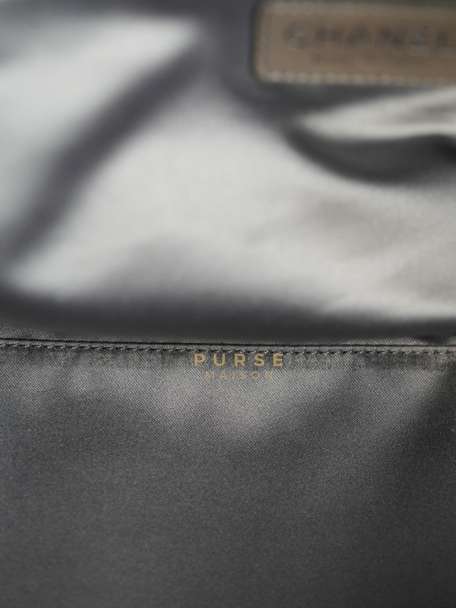 Glazed Bowling Bag Large in Black Caviar Leather and Ruthenium Hardware (Series 13) | Purse Maison Luxury Bags Shop