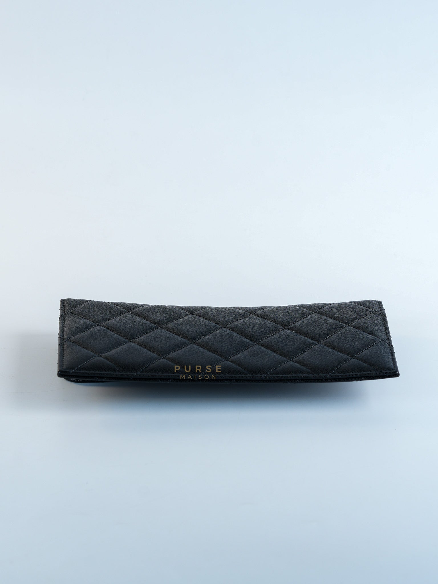 Goatskin Quilted Tri-Color Medium In & Out Camera Case Beige/White/Black (Series 29) | Purse Maison Luxury Bags Shop