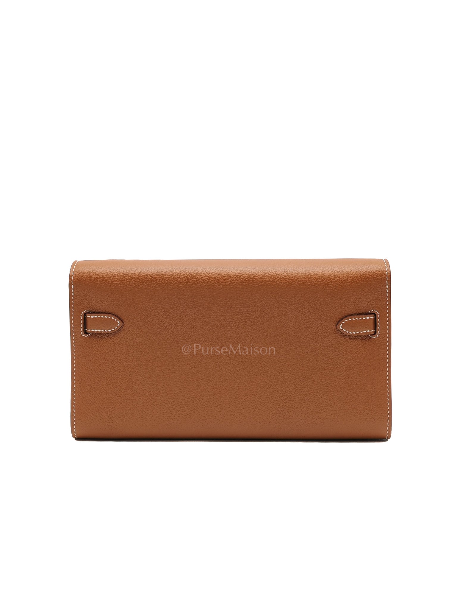 Kelly To Go Dual Strap in Gold Evercolor Leather & Gold Hardware Stamp B(2023)