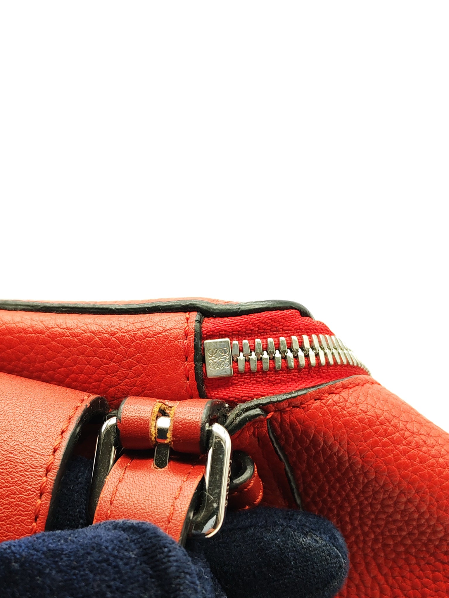 Goya in Red Grained Calfskin Leather Backpack | Purse Maison Luxury Bags Shop
