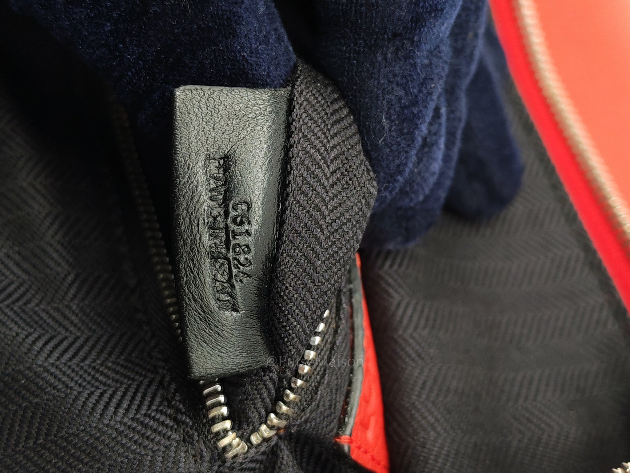 Goya in Red Grained Calfskin Leather Backpack | Purse Maison Luxury Bags Shop