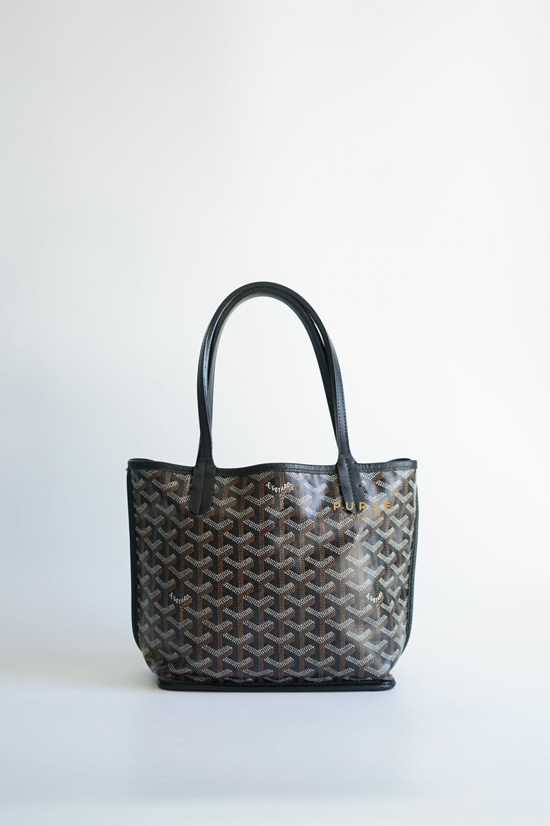 Goyard Anjou Mini Noir et Naturel (Black/Tan)