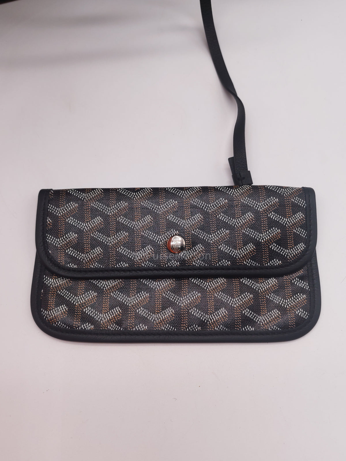 Goyard Anjou Tote Bag PM in Noir/Black Goyardine Canvas | Purse Maison Luxury Bags Shop