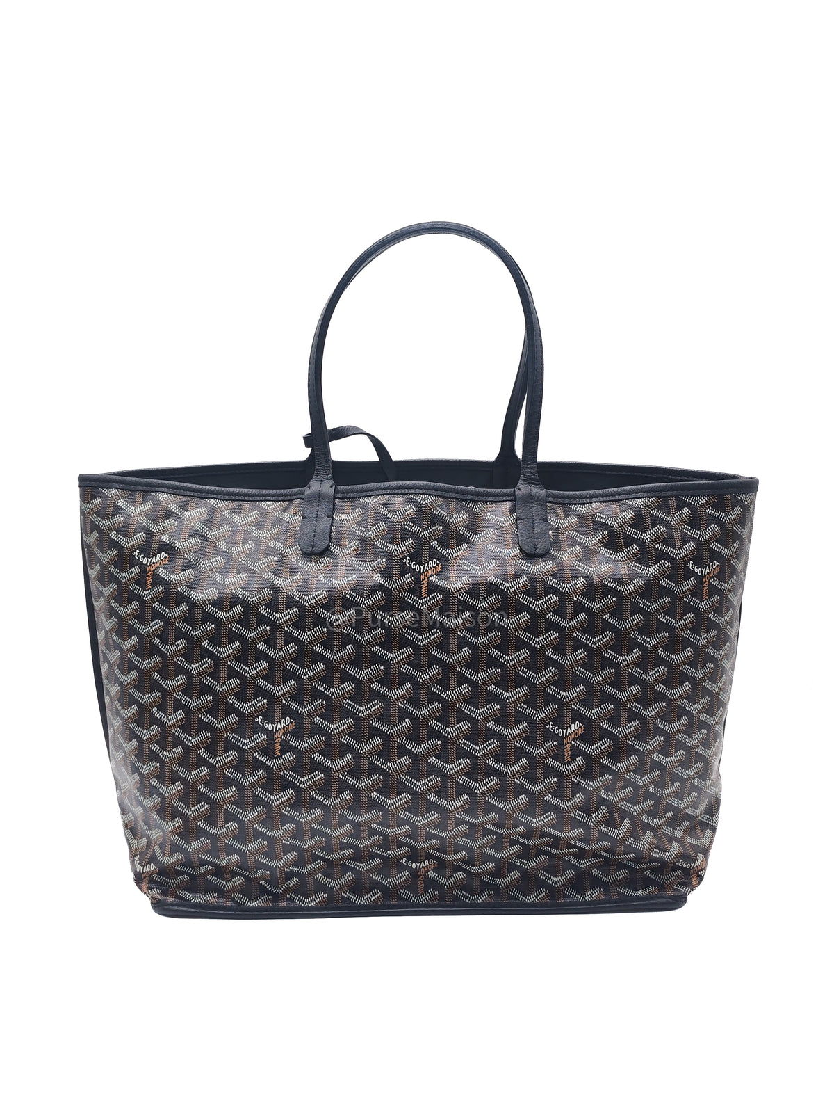 Goyard Anjou Tote Bag PM in Noir/Black Goyardine Canvas | Purse Maison Luxury Bags Shop
