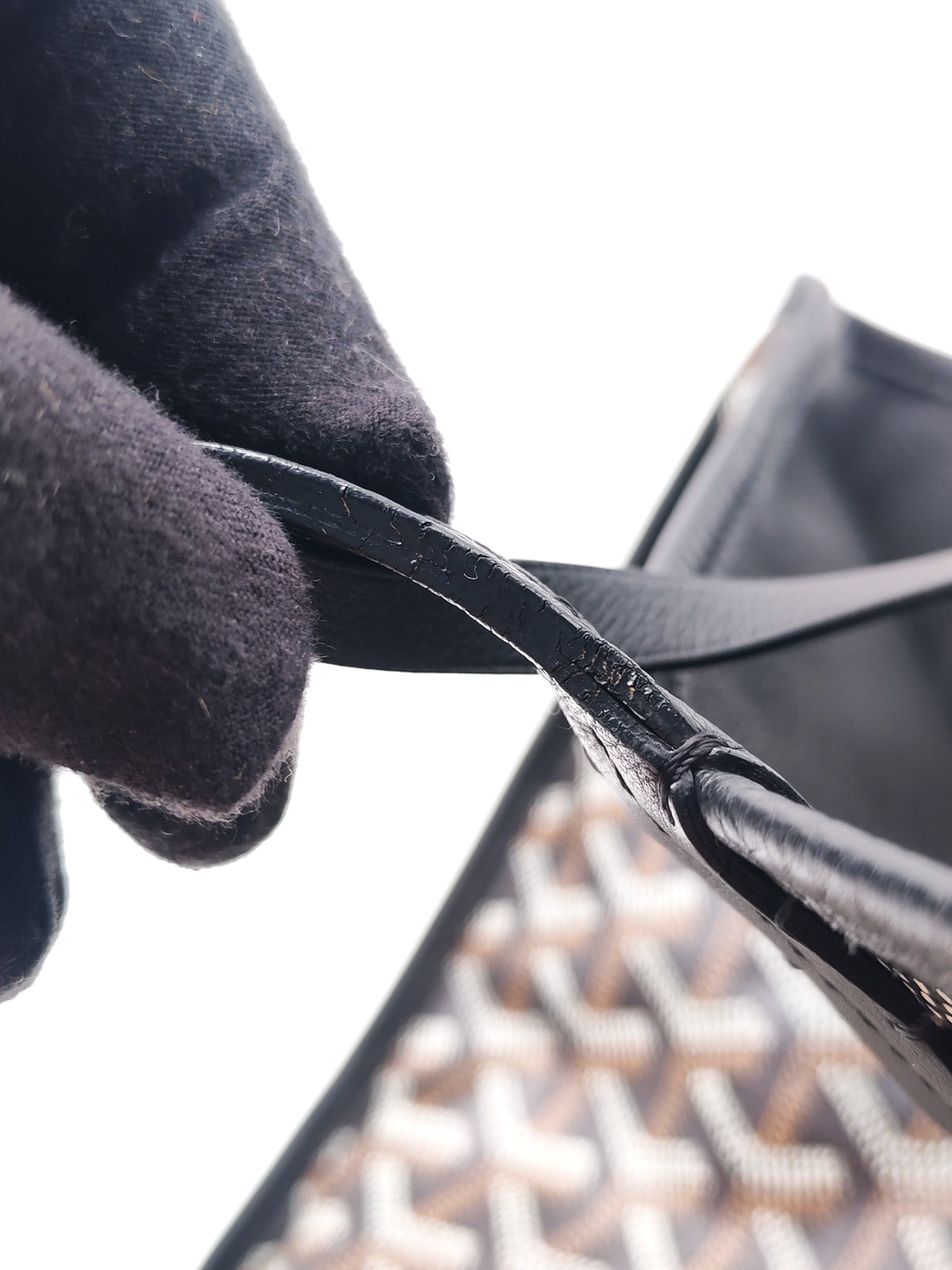 Goyard Anjou Tote Bag PM in Noir/Black Goyardine Canvas | Purse Maison Luxury Bags Shop