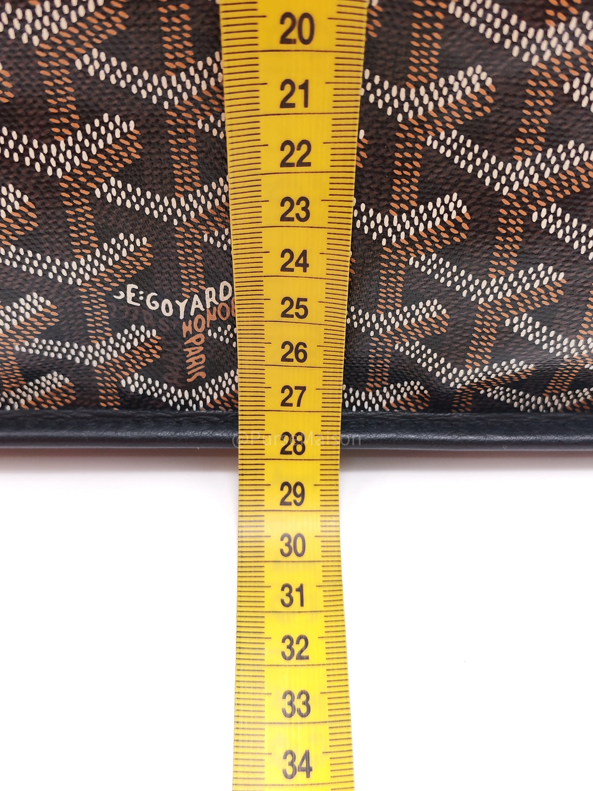 Goyard Anjou Tote Bag PM in Noir/Black Goyardine Canvas | Purse Maison Luxury Bags Shop