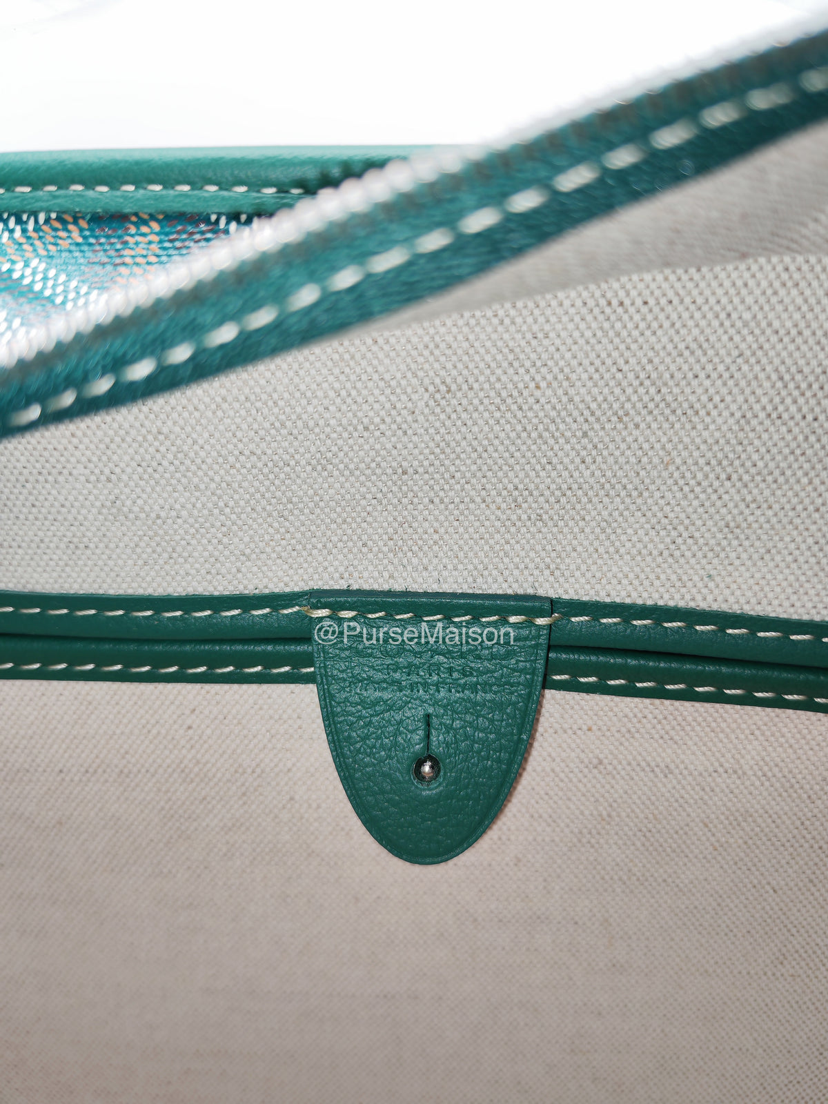Goyard Artois PM in Green Goyadine Canvas | Purse Maison Luxury Bags Shop