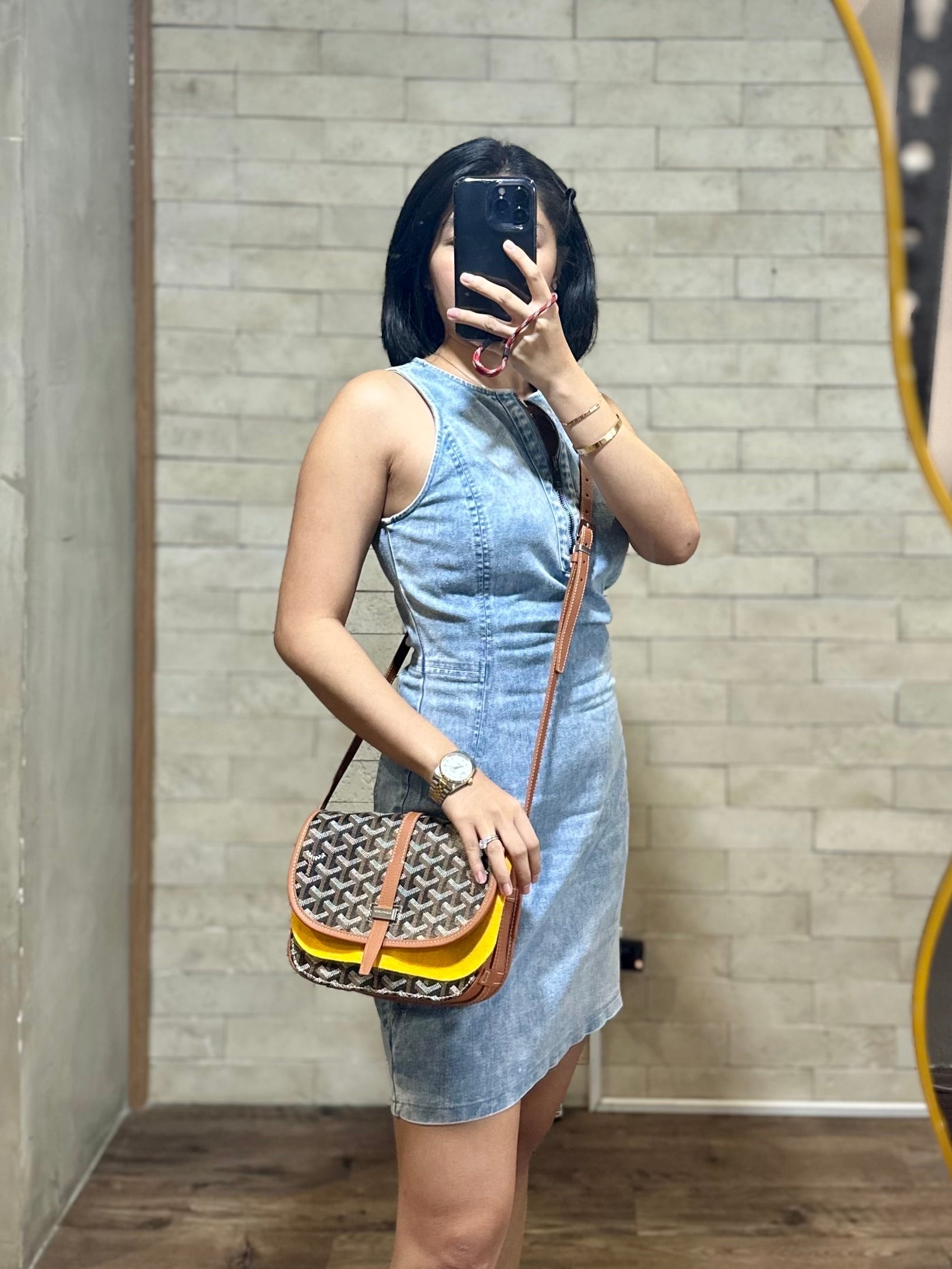 Goyard Belvedere PM Tan in Goyardine Canvas Cross Body Bag | Purse Maison Luxury Bags Shop