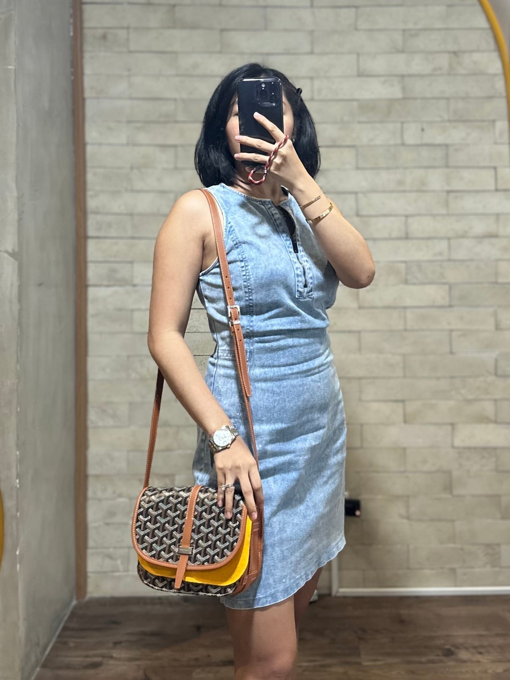 Goyard Belvedere PM Tan in Goyardine Canvas Cross Body Bag | Purse Maison Luxury Bags Shop