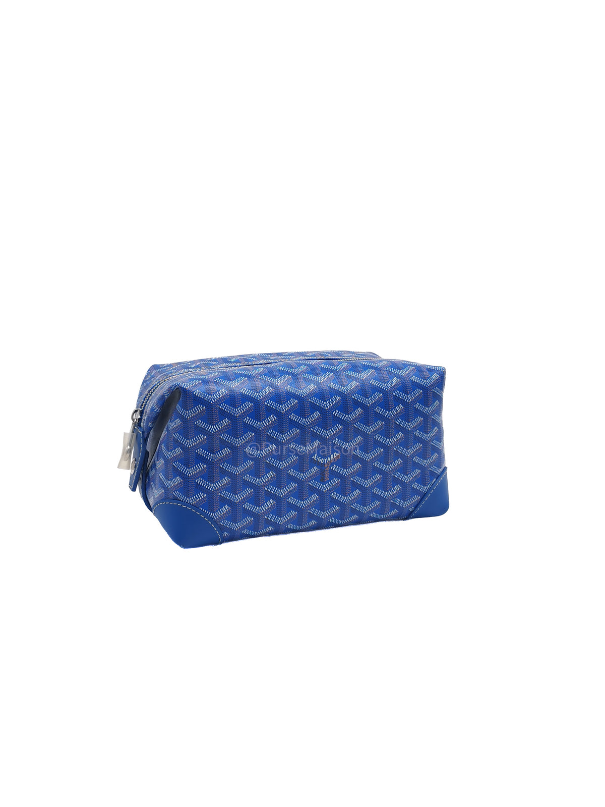 Goyard Boeing 25 Trousse de Toilette Blue Goyardine Canvas | Purse Maison Luxury Bags Shop