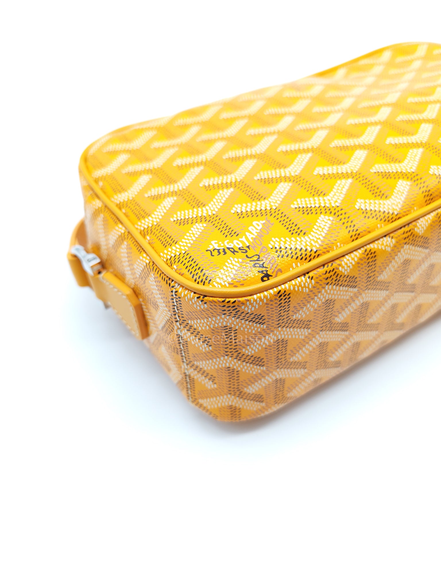 Cap Vert PM in Yellow Goyardine Canvas Crossbody Bag | Purse Maison Luxury Bags Shop