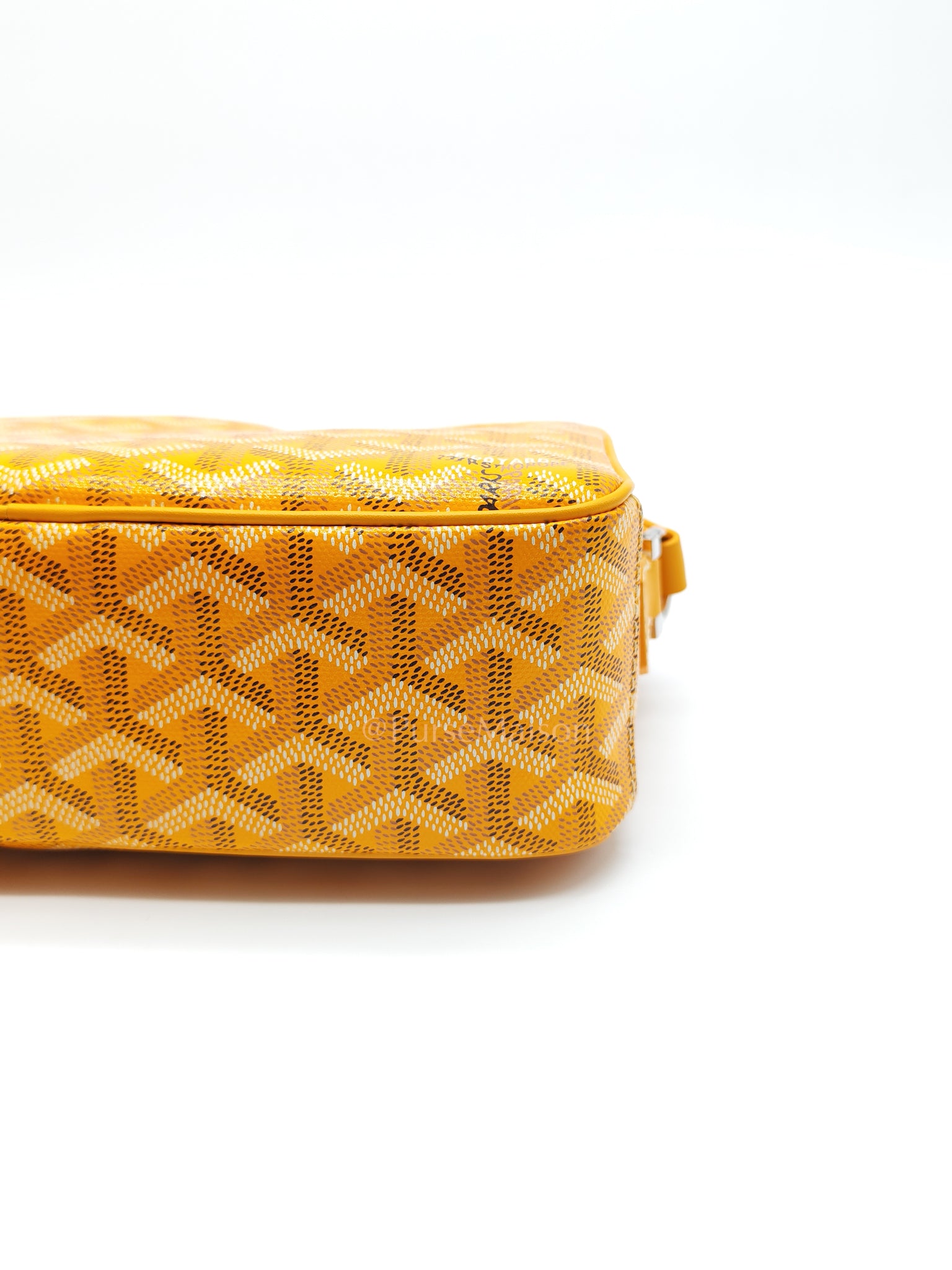 Cap Vert PM in Yellow Goyardine Canvas Crossbody Bag | Purse Maison Luxury Bags Shop