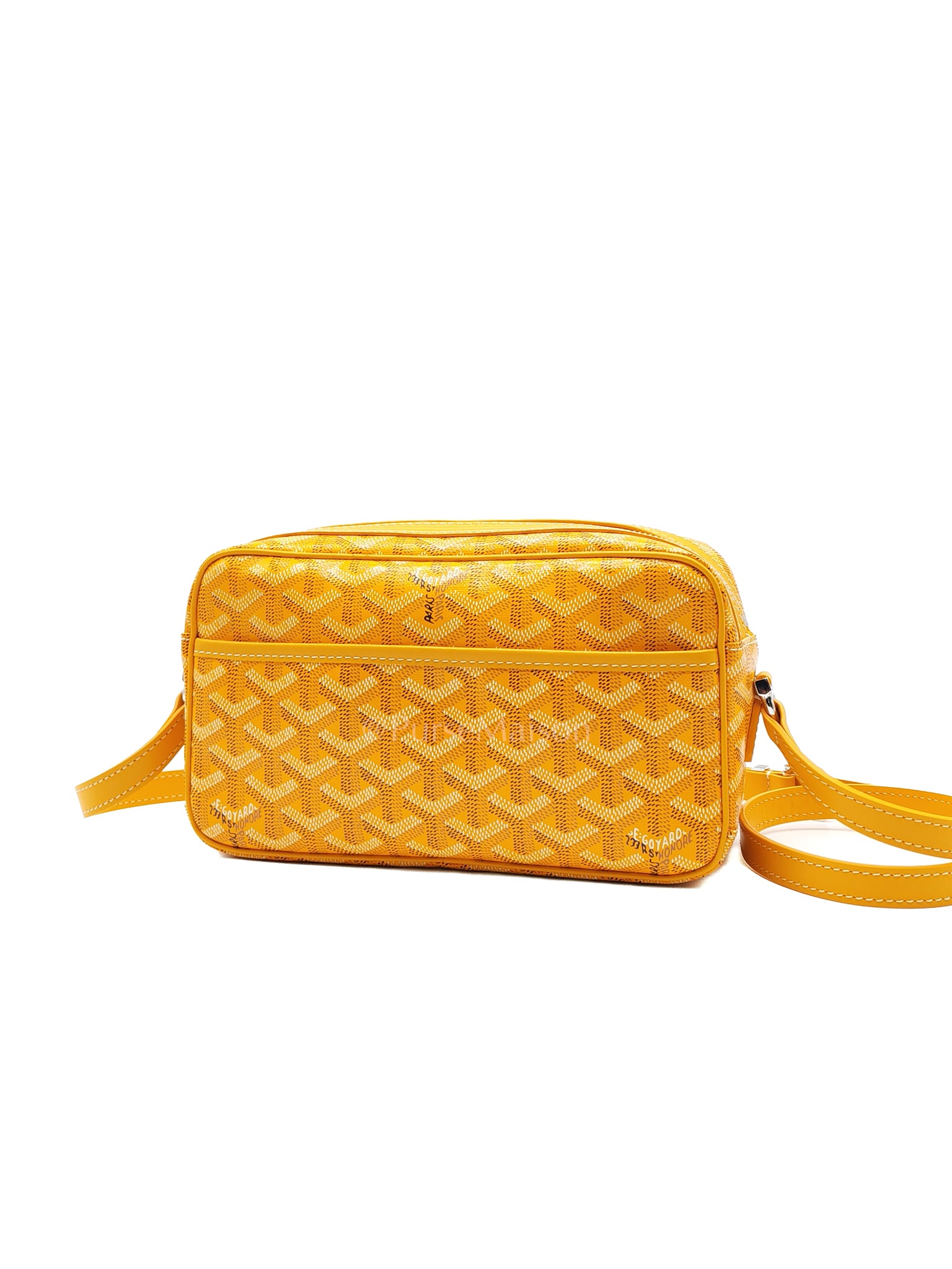 Cap Vert PM in Yellow Goyardine Canvas Crossbody Bag | Purse Maison Luxury Bags Shop