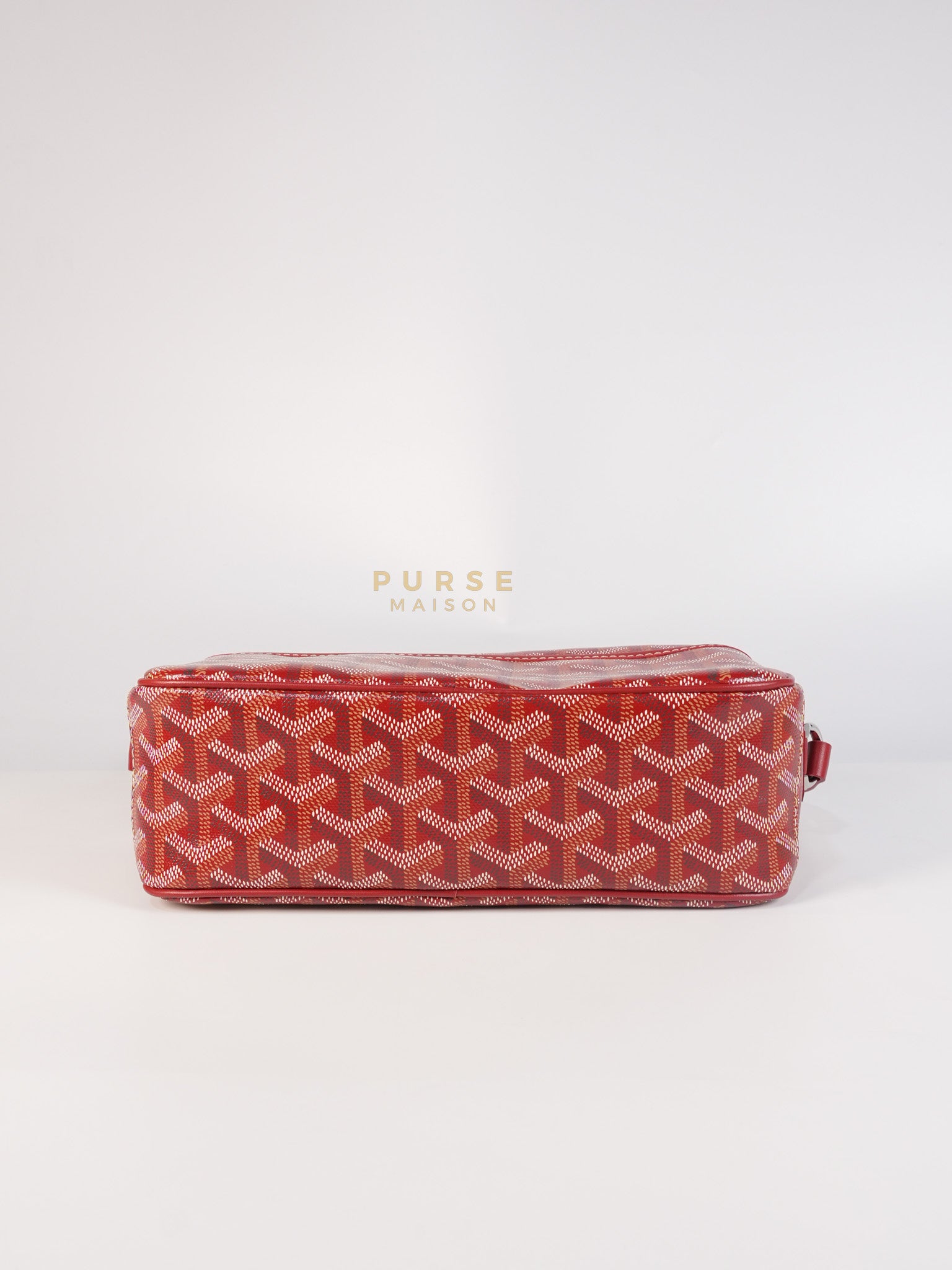 Cap Vert Red in Goyardine Canvas | Purse Maison Luxury Bags Shop