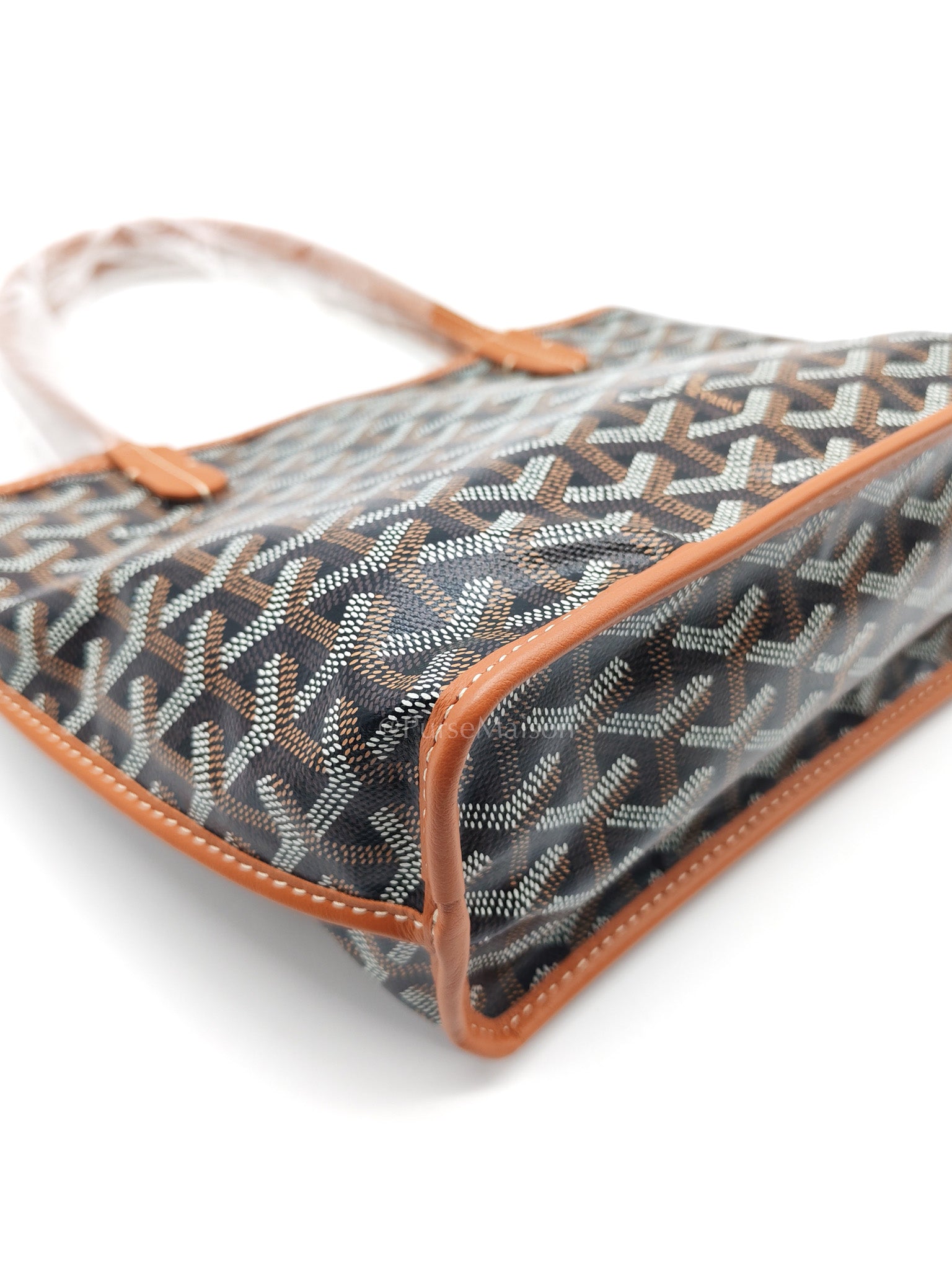 Goyard Mini Anjou in Tan Goyardine Canvas | Purse Maison Luxury Bags Shop