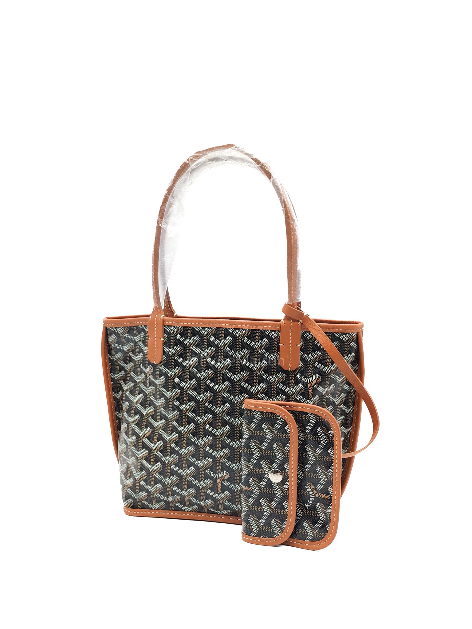 Goyard Mini Anjou in Tan Goyardine Canvas | Purse Maison Luxury Bags Shop