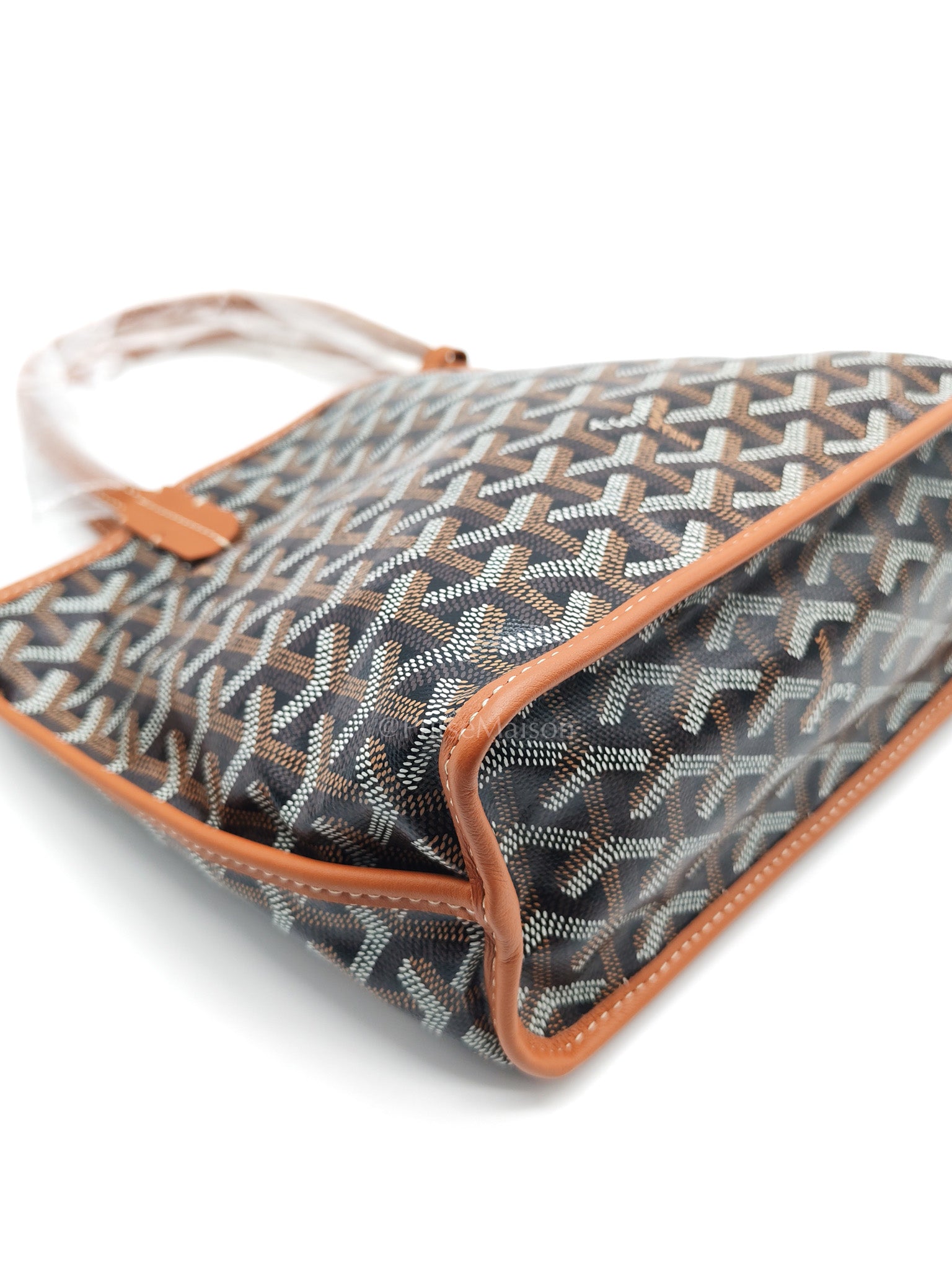 Goyard Mini Anjou in Tan Goyardine Canvas | Purse Maison Luxury Bags Shop