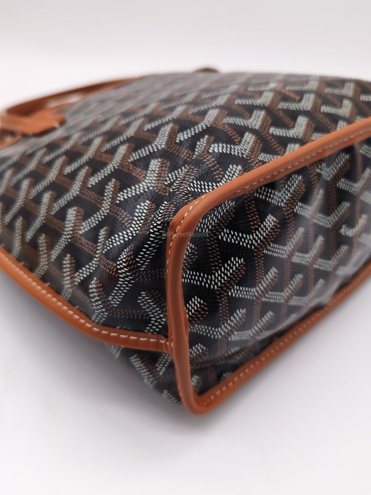 Goyard Mini Anjou Tote Bag in Tan Goyardine Canvas | Purse Maison Luxury Bags Shop