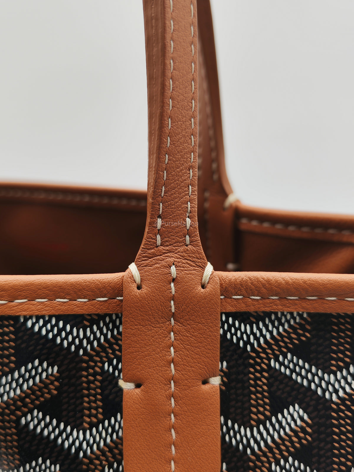 Goyard Mini Anjou Tote Bag in Tan Goyardine Canvas | Purse Maison Luxury Bags Shop