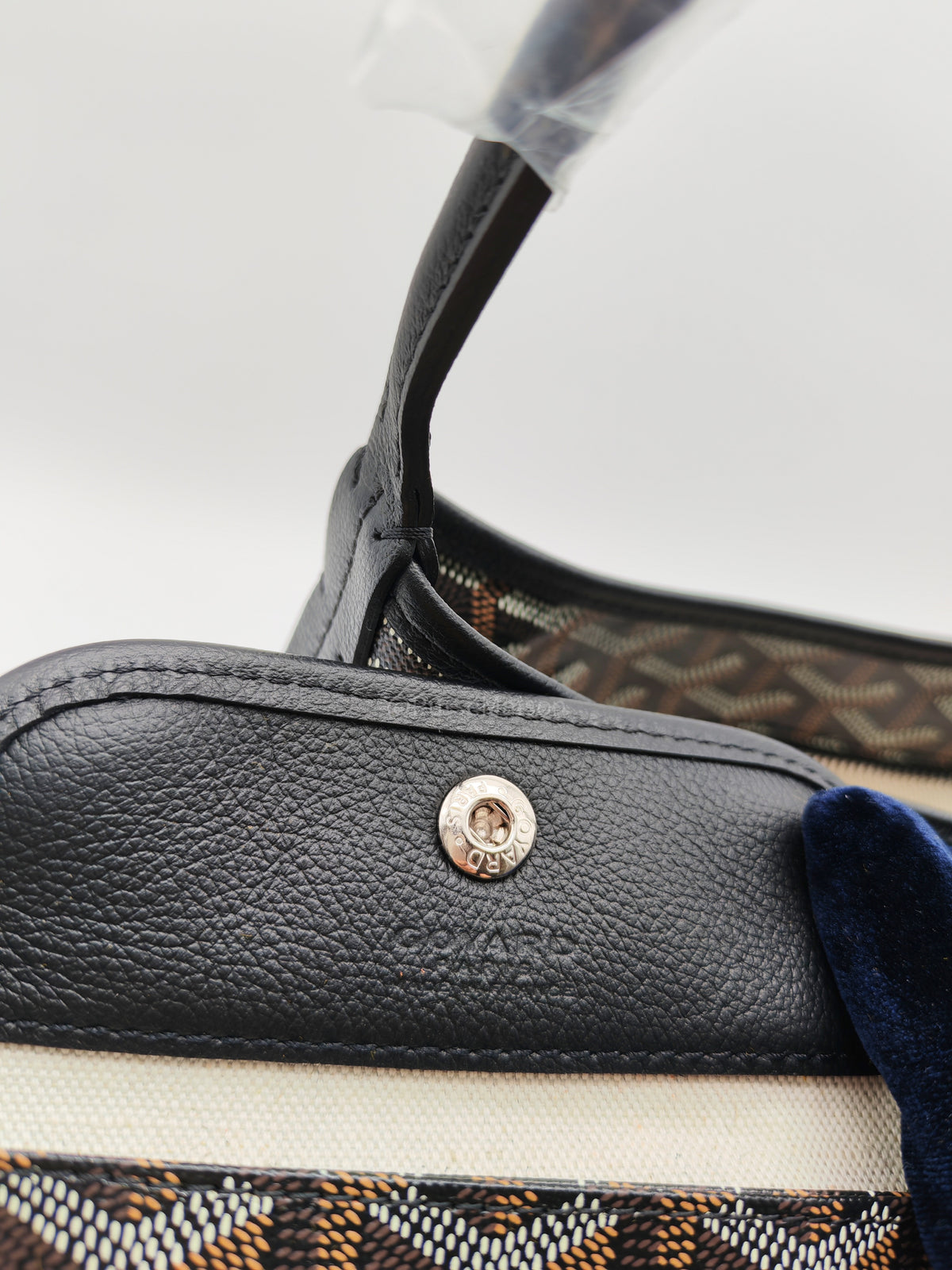Goyard Mini Boheme Hobo Bag in Black Goyadine Canvas | Purse Maison Luxury Bags Shop