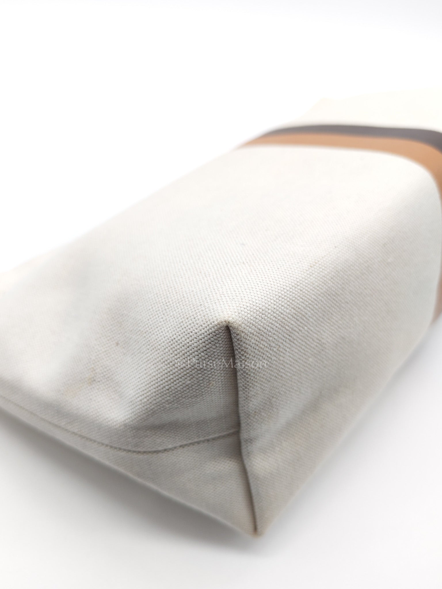 Goyard Necessaire Organizer Pouch in Nuetral Canvas | Purse Maison Luxury Bags Shop