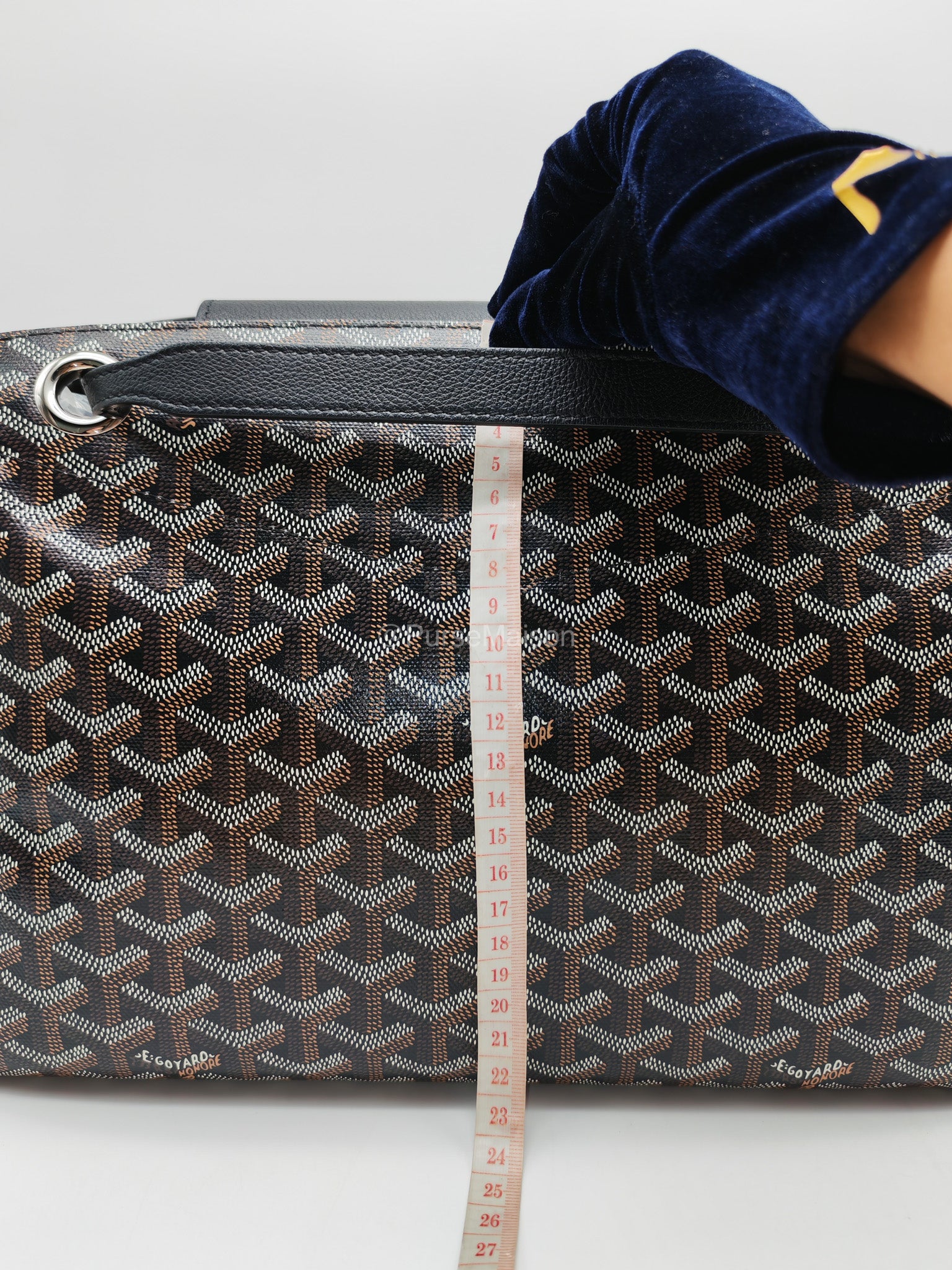 Goyard Rouette Souple PM in BLack Goyardine Canvas | Purse Maison Luxury Bags Shop