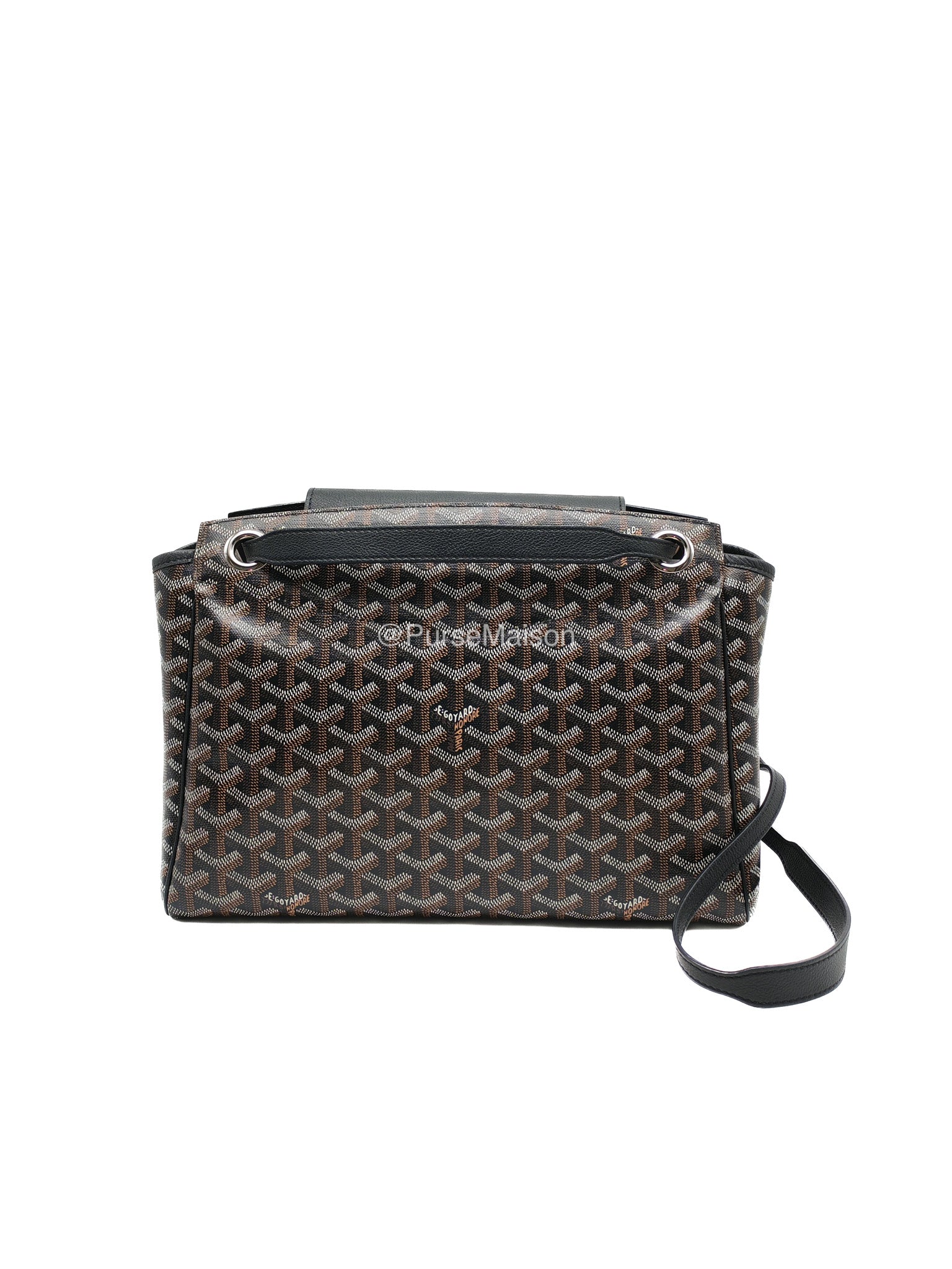 Goyard Rouette Souple PM in BLack Goyardine Canvas | Purse Maison Luxury Bags Shop