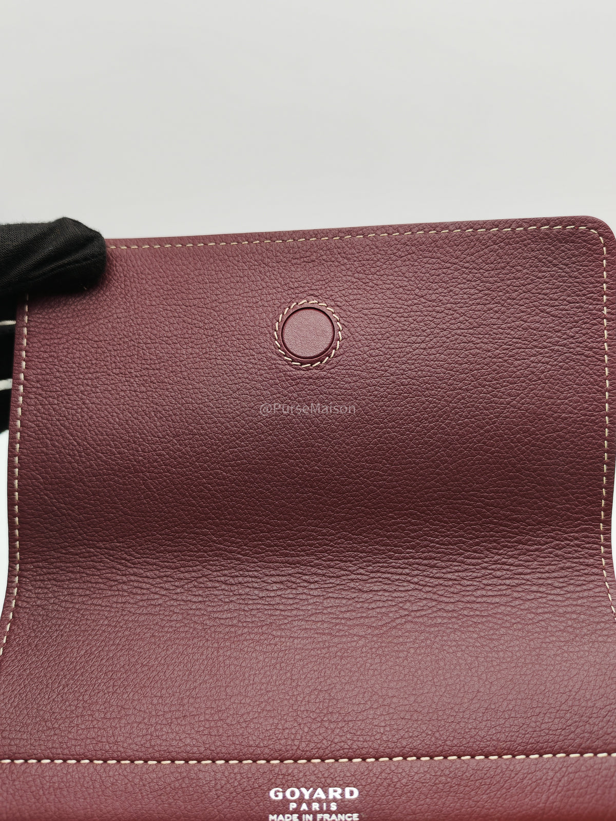Goyard Rouette Souple Shoulder Bag PM in Burgundy Goyardine Canvas | Purse Maison Luxury Bags Shop