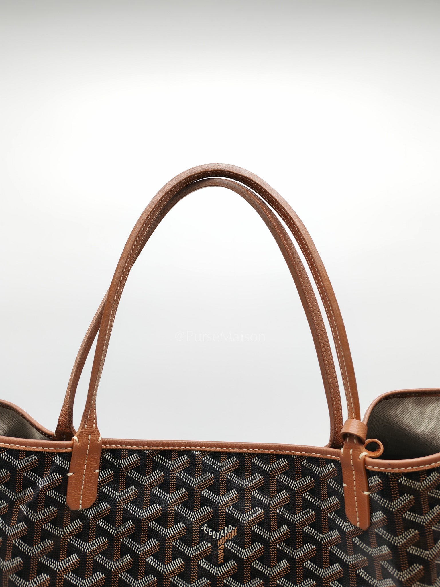 Goyard Saint Louis GM Tan in Goyardine Canvas Tote Bag | Purse Maison Luxury Bags Shop