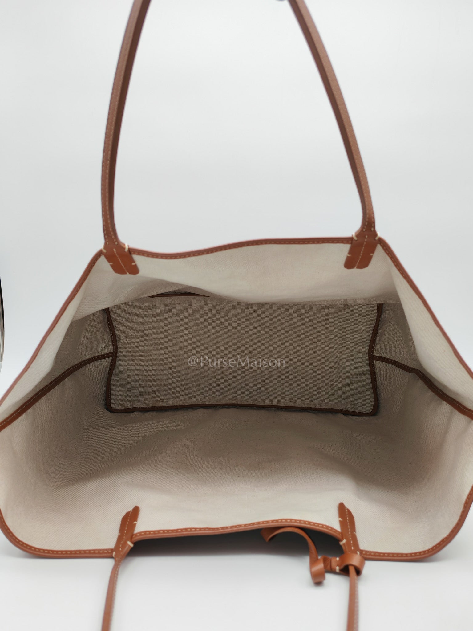 Goyard Saint Louis GM Tan in Goyardine Canvas Tote Bag | Purse Maison Luxury Bags Shop