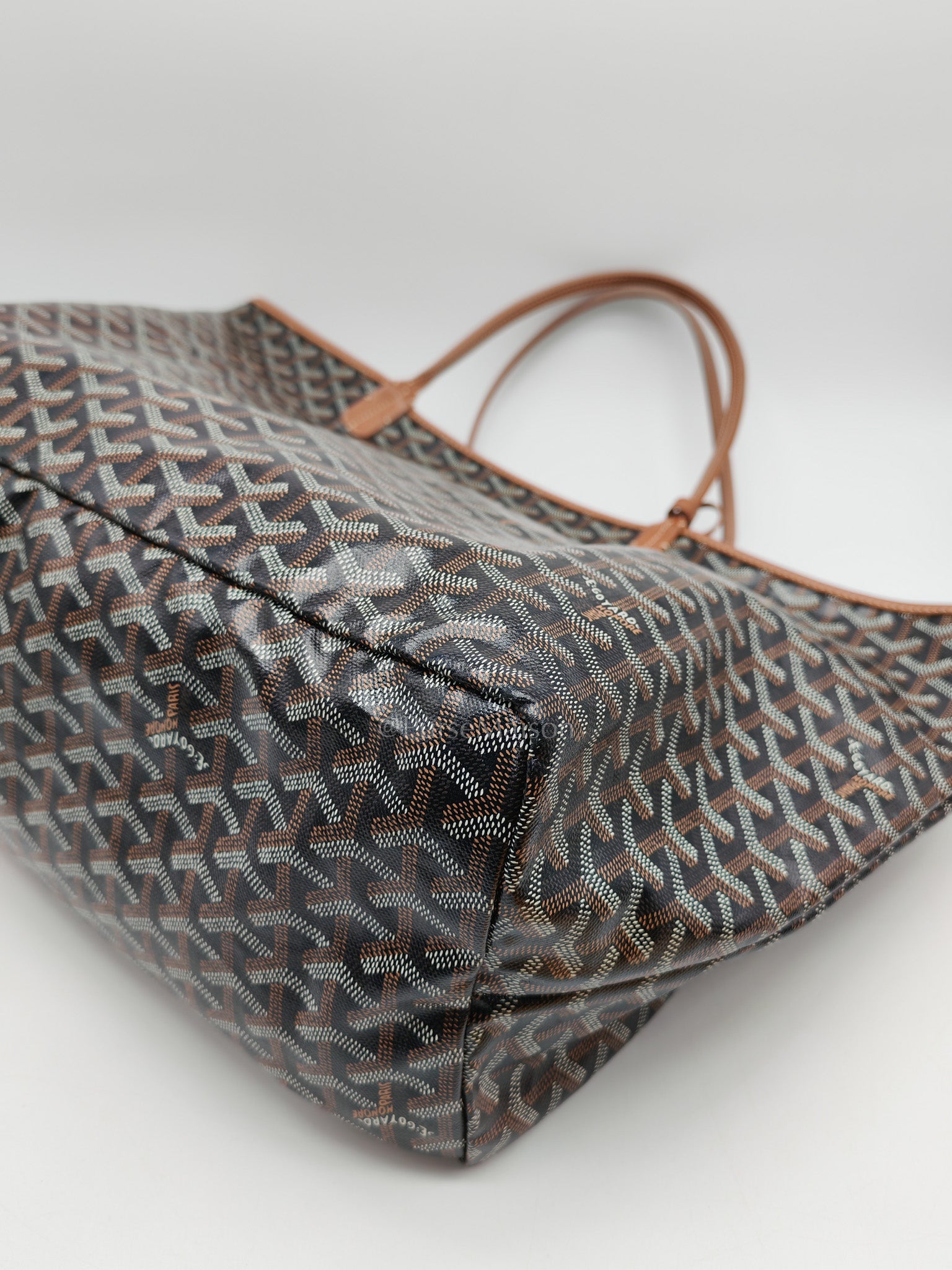 Goyard Saint Louis GM Tan in Goyardine Canvas Tote Bag | Purse Maison Luxury Bags Shop