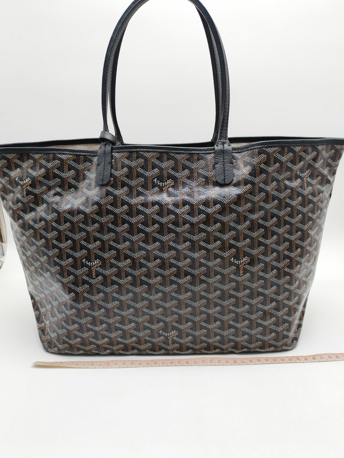 Goyard Saint Louis PM in Black/Noir Goyardine Canvas | Purse Maison Luxury Bags Shop