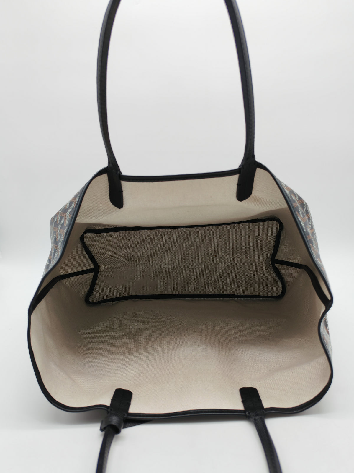 Goyard Saint Louis PM in Black/Noir Goyardine Canvas | Purse Maison Luxury Bags Shop