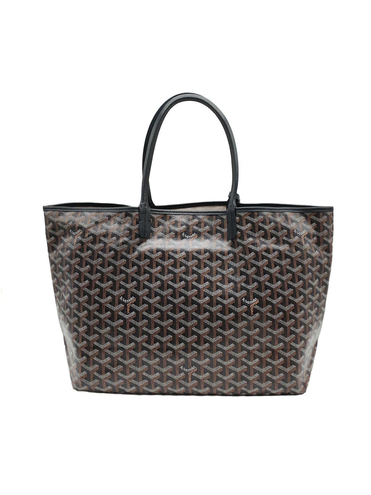 Goyard Saint Louis PM in Black/Noir Goyardine Canvas | Purse Maison Luxury Bags Shop