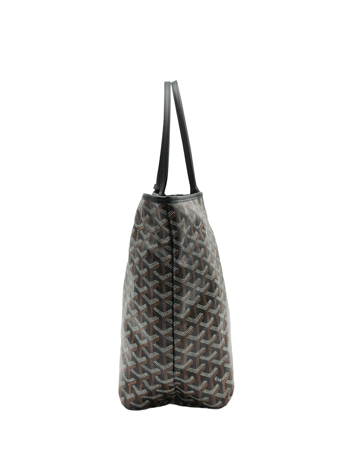 Goyard Saint Louis PM in Black/Noir Goyardine Canvas | Purse Maison Luxury Bags Shop