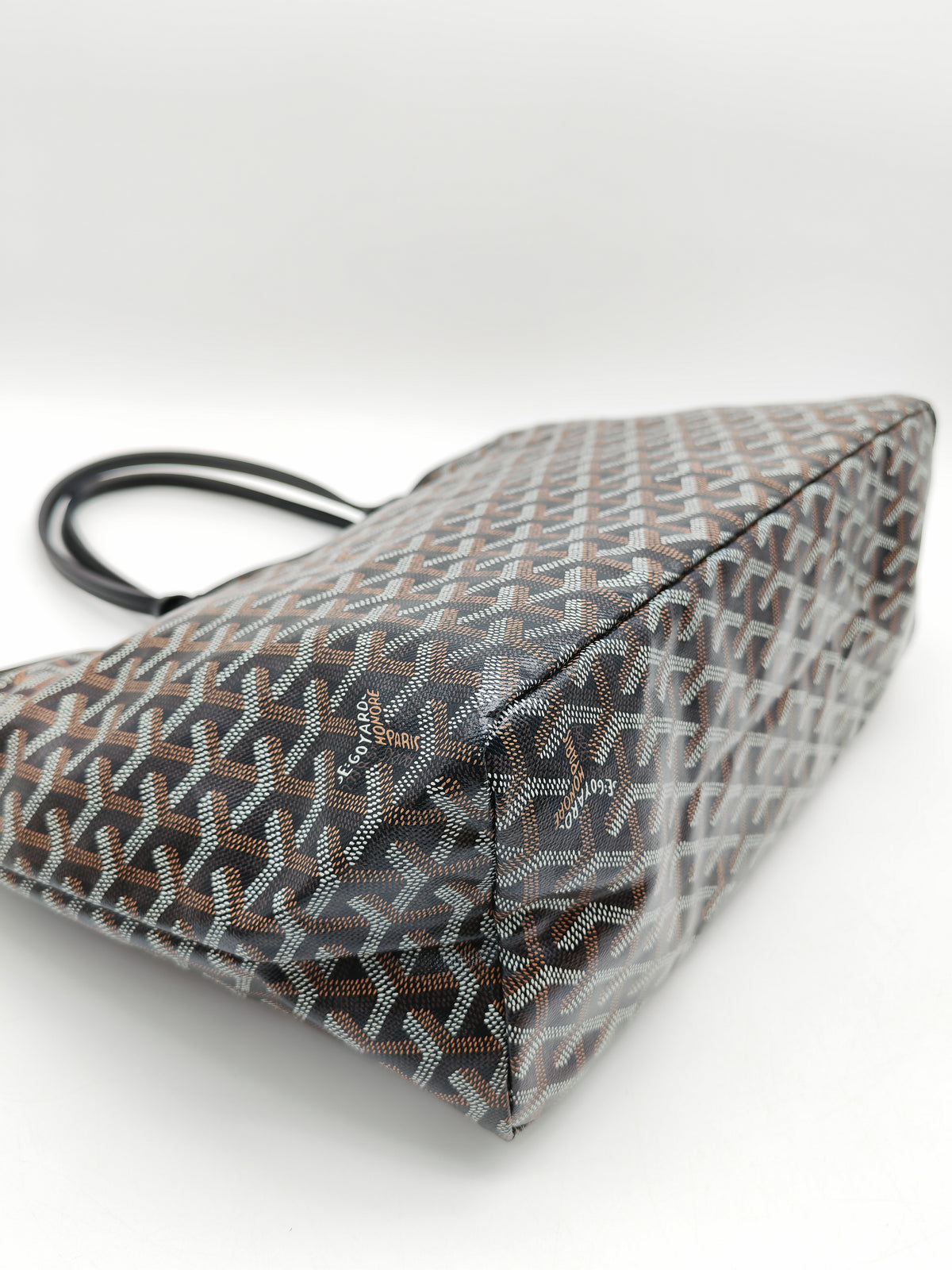 Goyard Saint Louis PM in Black/Noir Goyardine Canvas | Purse Maison Luxury Bags Shop