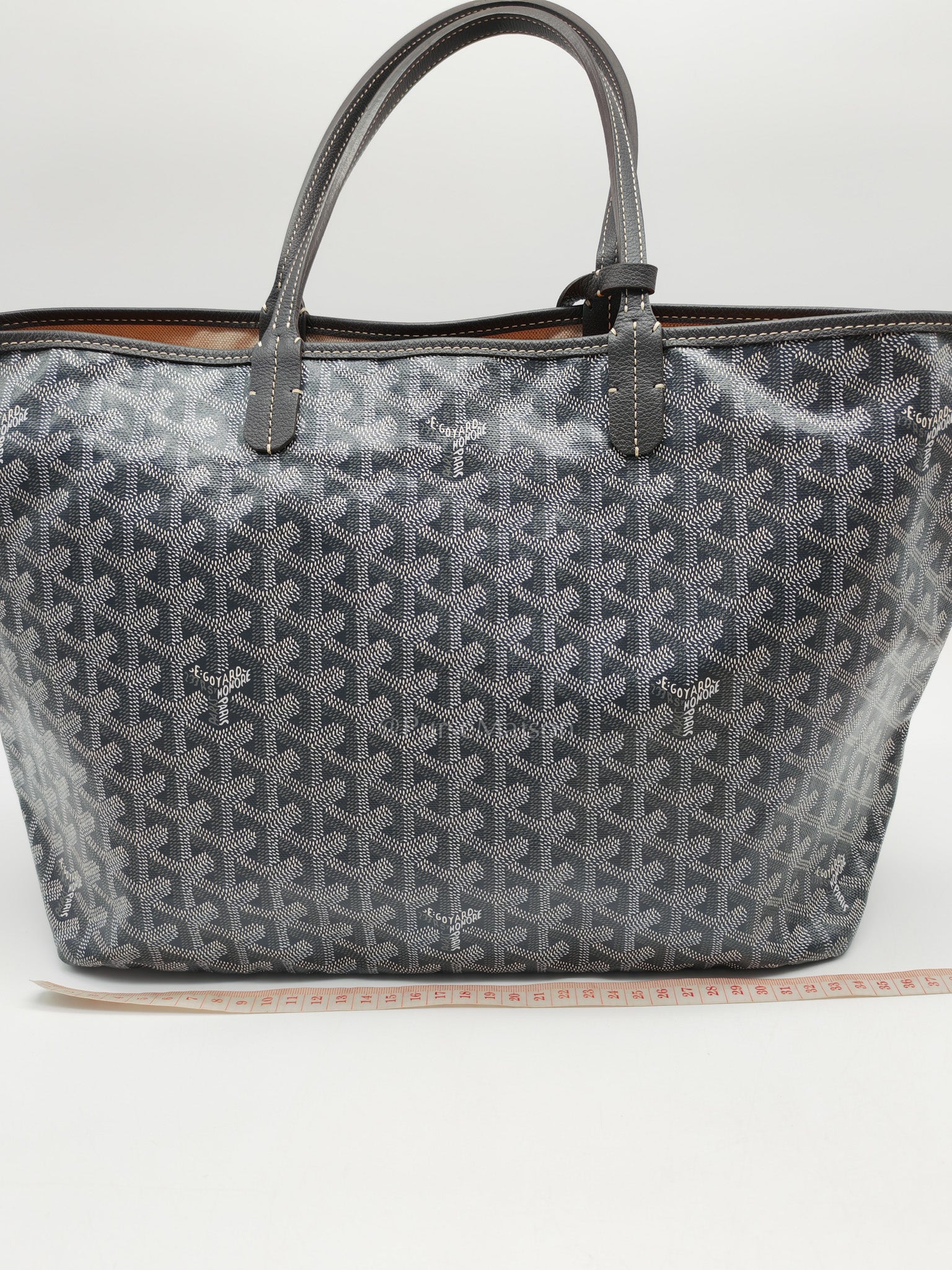 Goyard Saint Louis PM in Gray Goyardine Canvas | Purse Maison Luxury Bags Shop