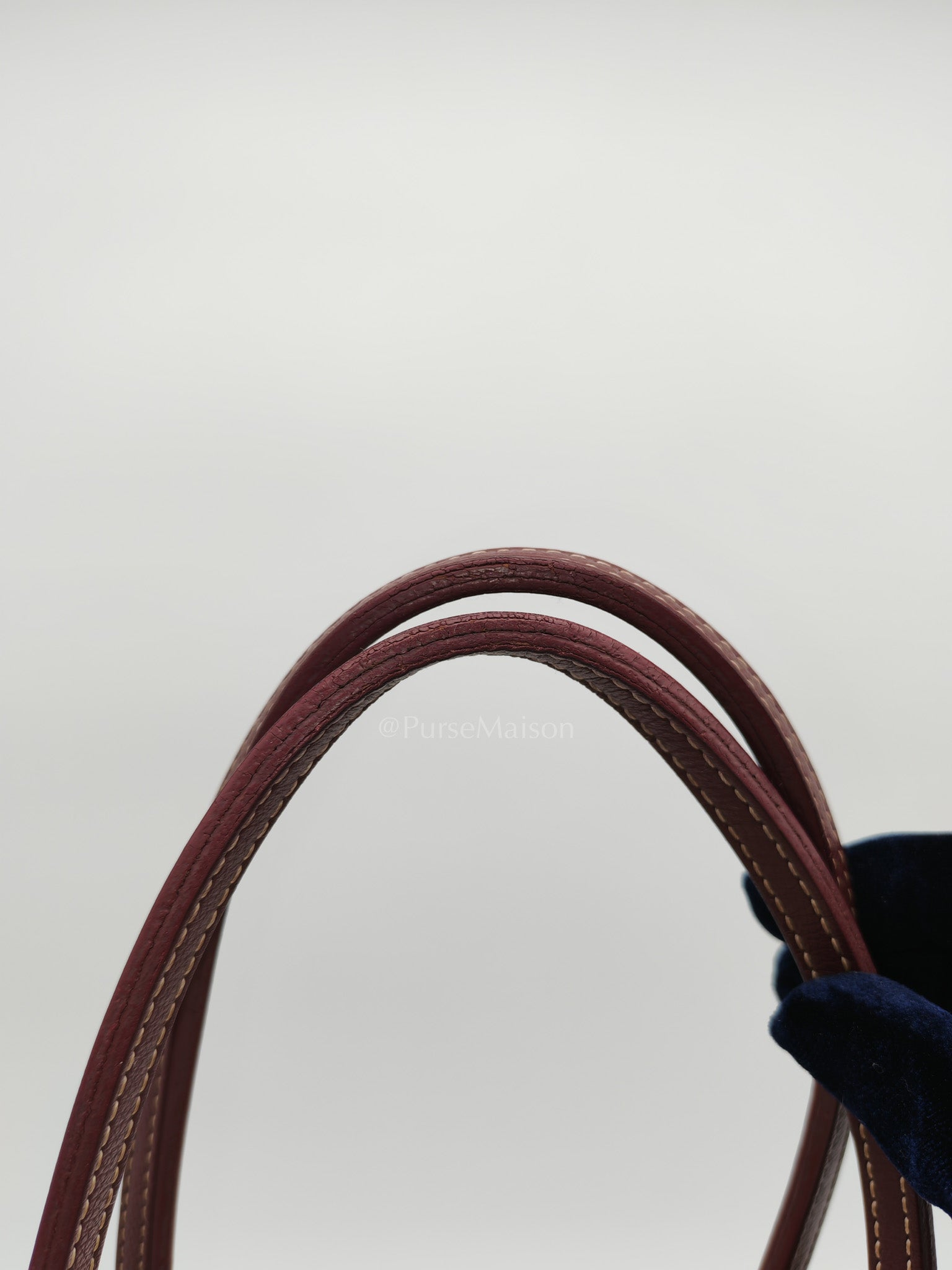 Goyard Saint Louis PM Tote Bag in Burgundy Goyardine Canvas | Purse Maison Luxury Bags Shop