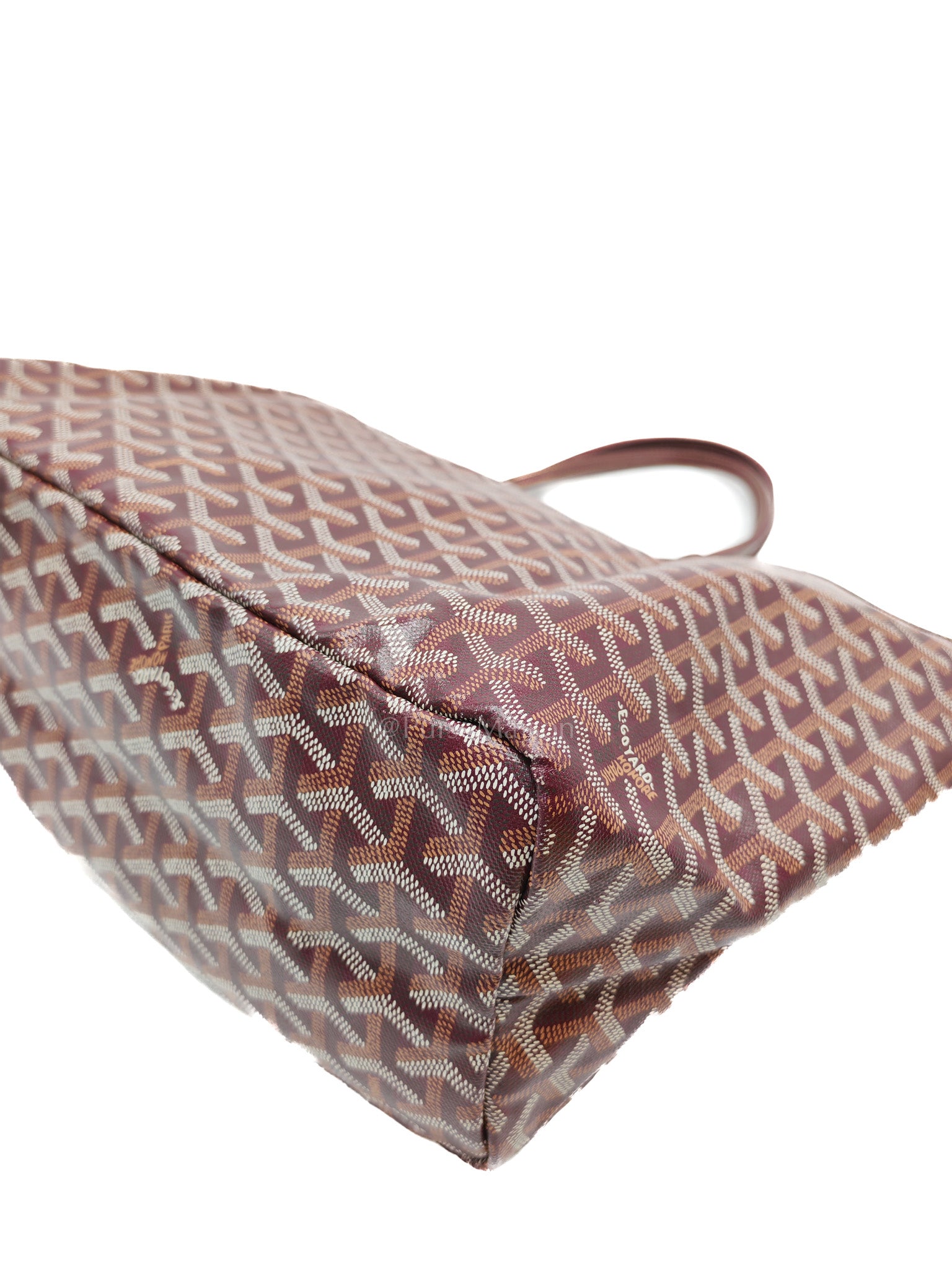 Goyard Saint Louis PM Tote Bag in Burgundy Goyardine Canvas | Purse Maison Luxury Bags Shop