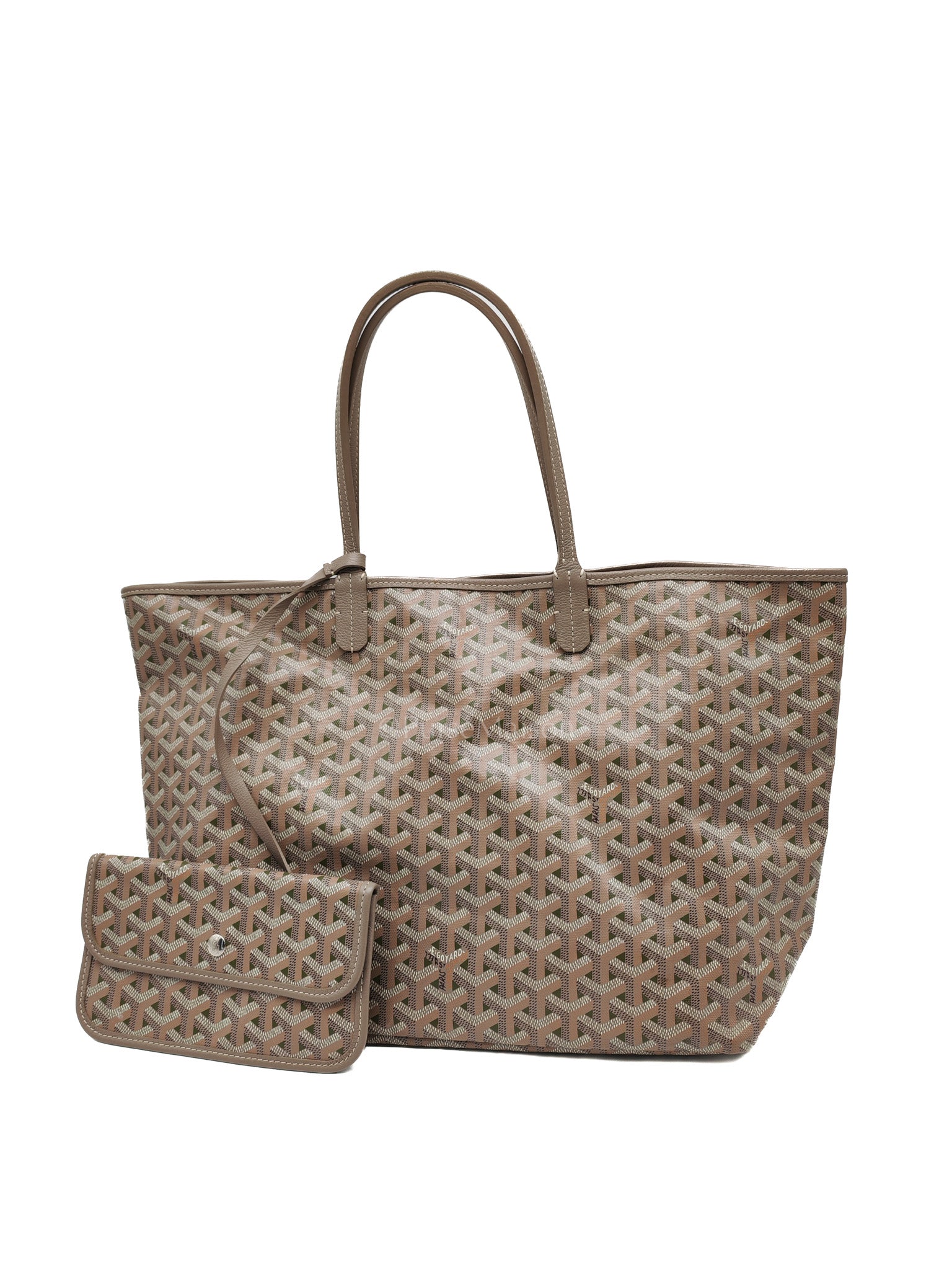 Goyard Saint Louis Tote Bag Pm in Claire-Voie Khaki Goyardine Canvas | Purse Maison Luxury Bags Shop