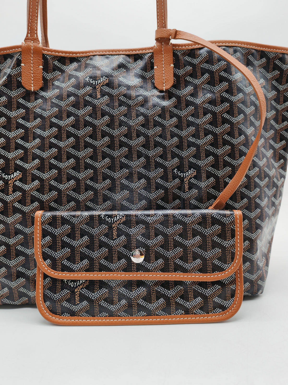 Goyard Saint Louis Tote Bag Pm in Tan Goyardine Canvas | Purse Maison Luxury Bags Shop