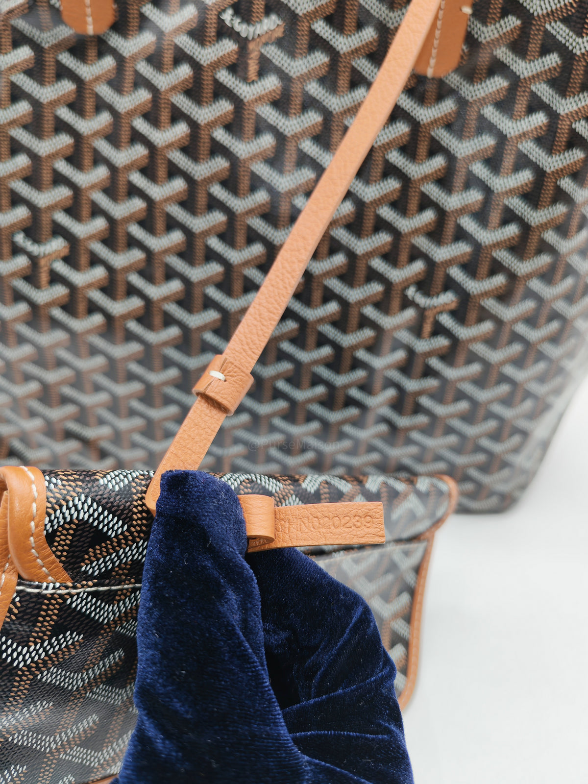 Goyard Saint Louis Tote Bag Pm in Tan Goyardine Canvas | Purse Maison Luxury Bags Shop