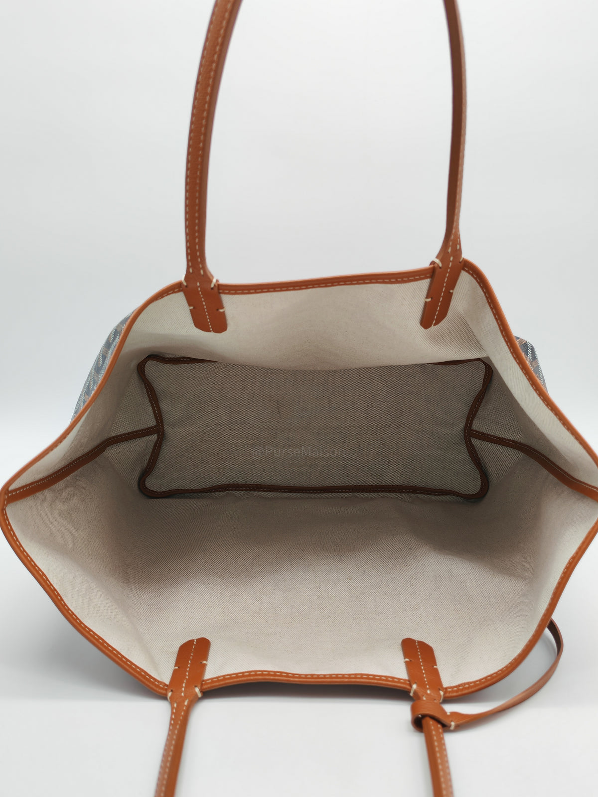Goyard Saint Louis Tote Bag Pm in Tan Goyardine Canvas | Purse Maison Luxury Bags Shop