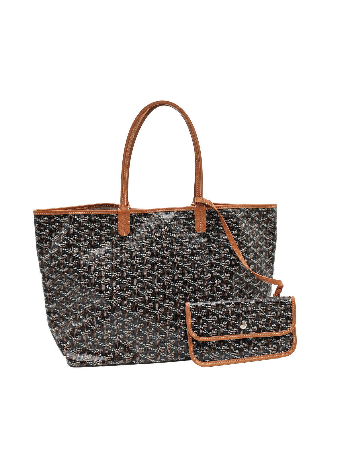 Goyard Saint Louis Tote Bag Pm in Tan Goyardine Canvas | Purse Maison Luxury Bags Shop