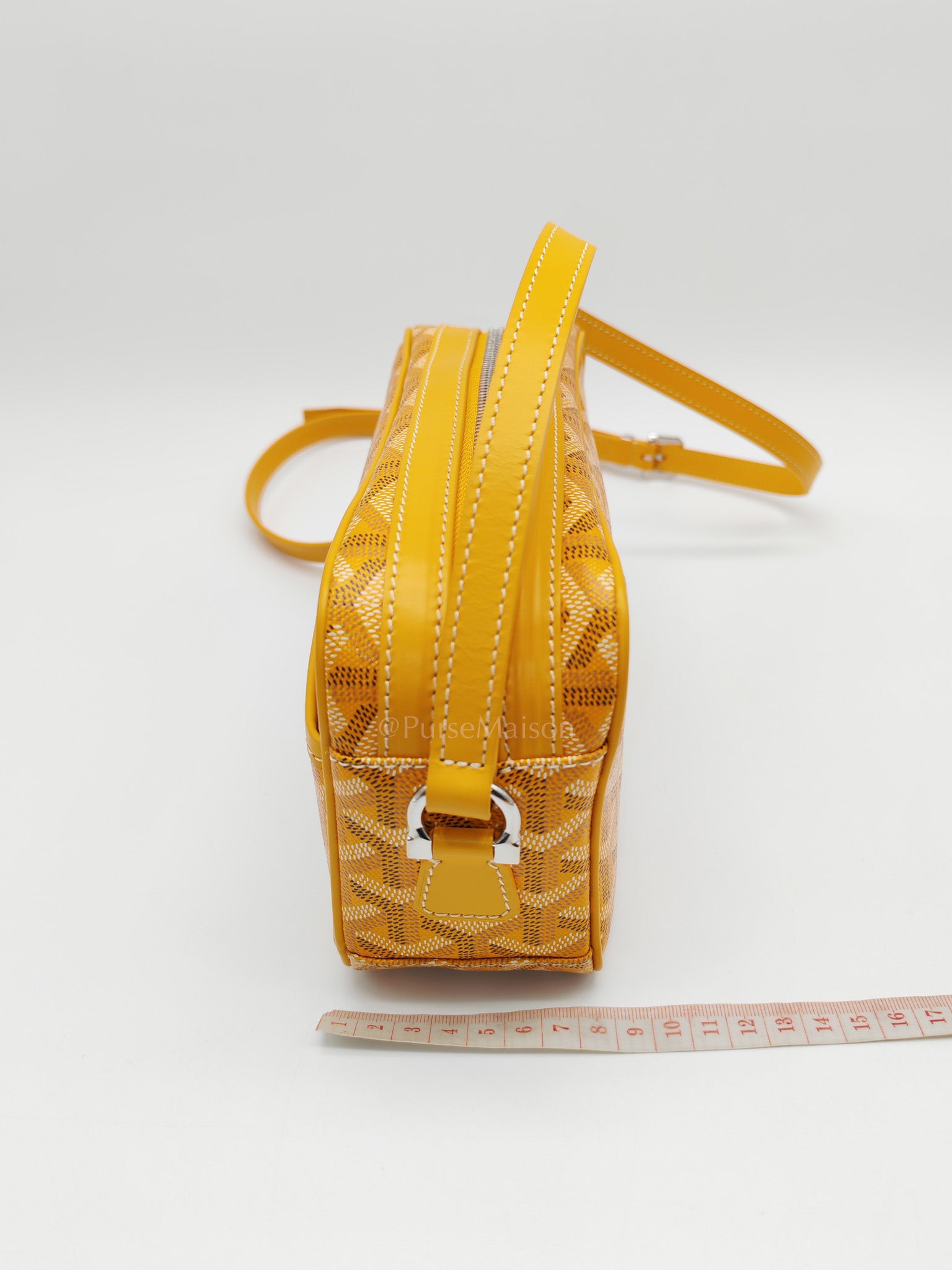 Cap Vert Crossbody Bag PM in Yellow Goyardine Canvas