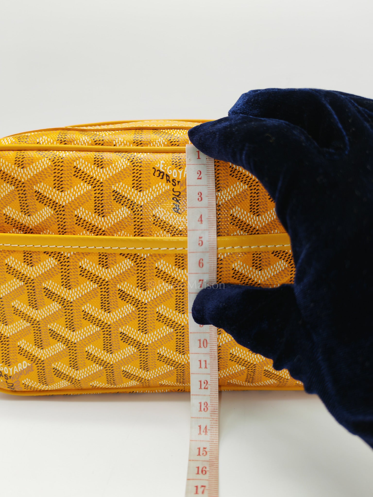 Cap Vert Crossbody Bag PM in Yellow Goyardine Canvas