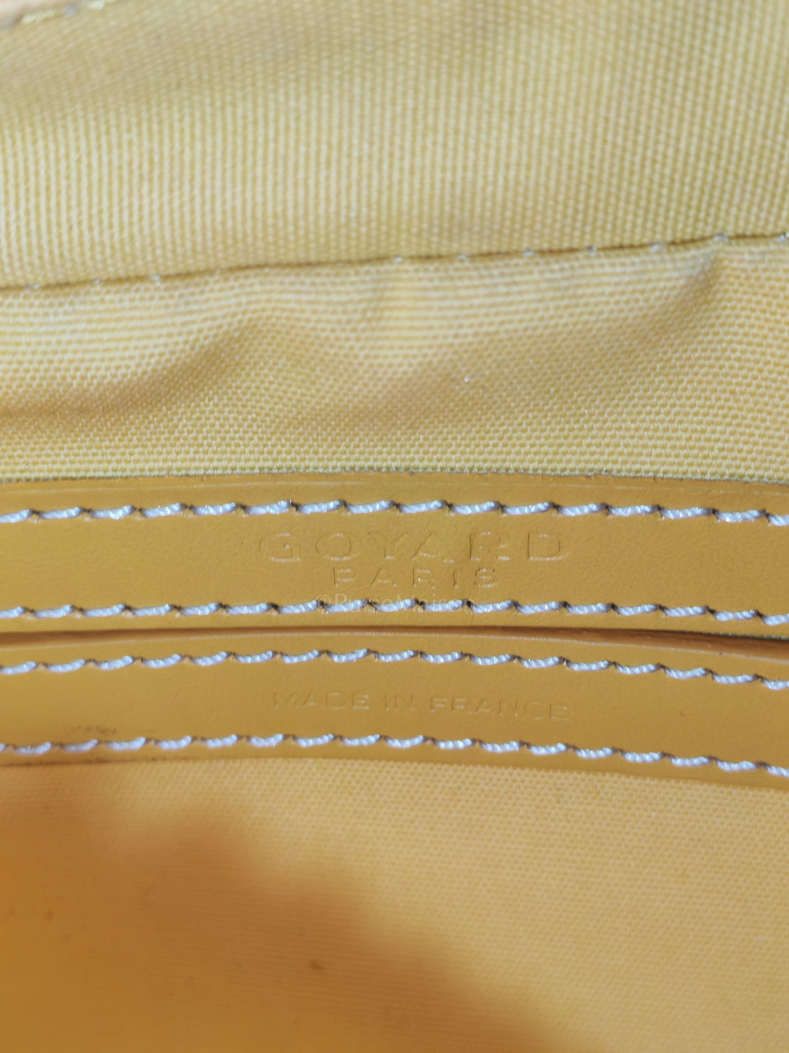 Cap Vert Crossbody Bag PM in Yellow Goyardine Canvas