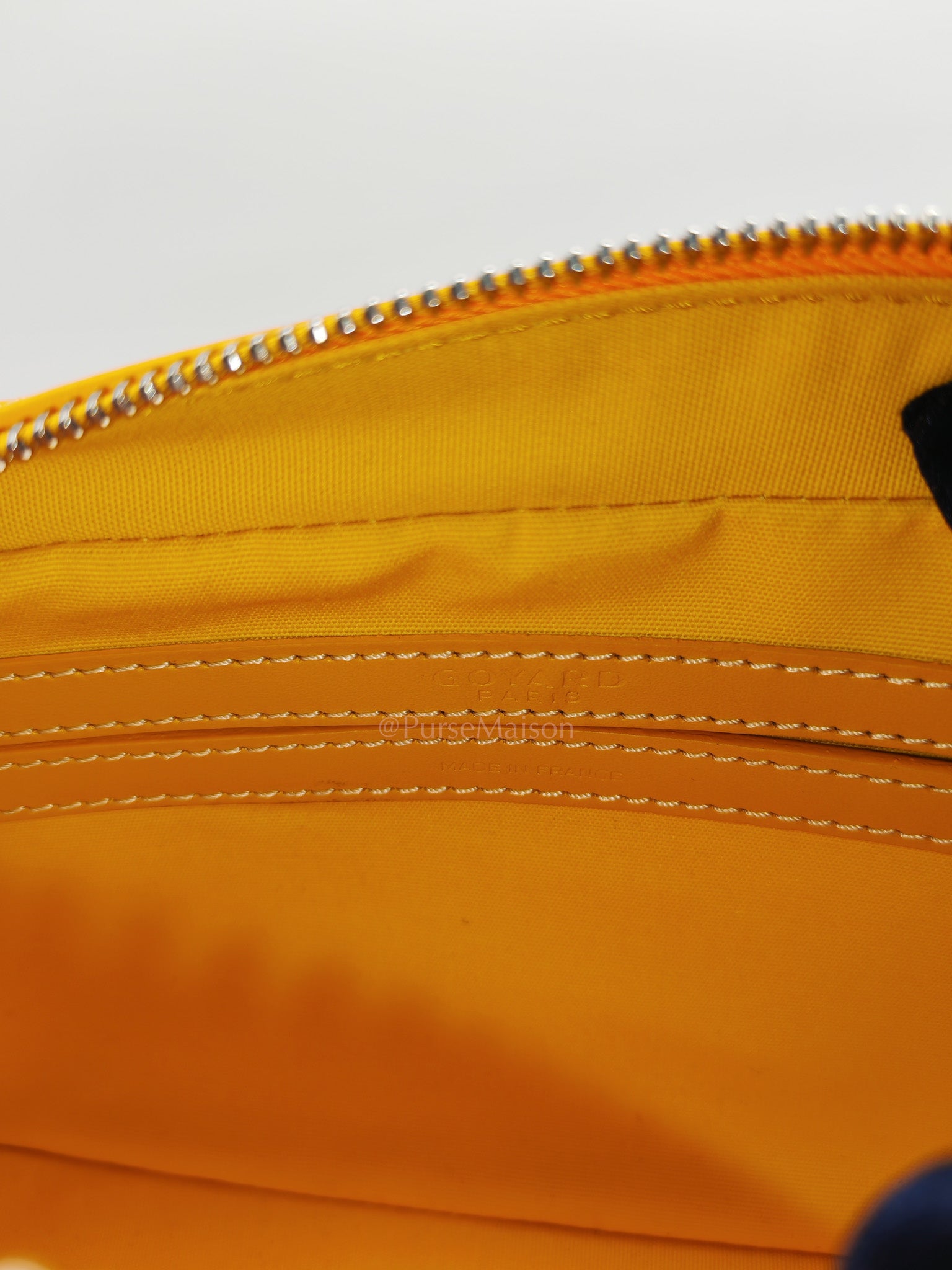 Cap Vert Crossbody Bag PM in Yellow Goyardine Canvas