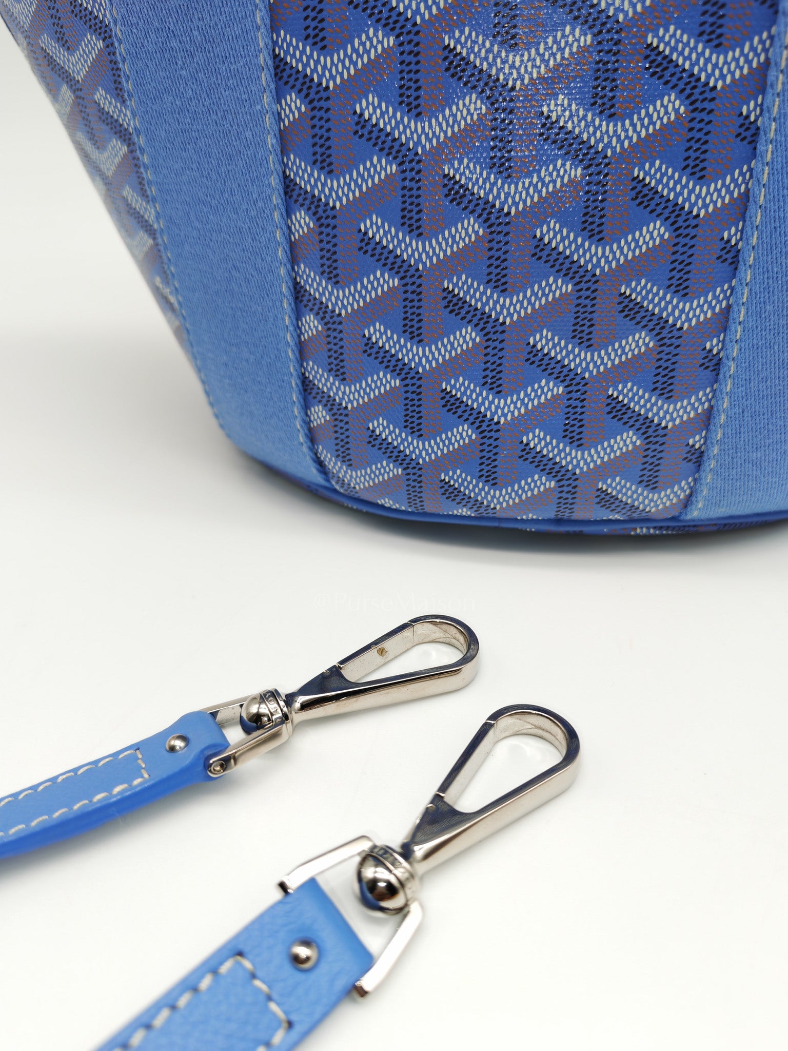 Belharra PM Tote Bag in Iris Goyardine Canvas